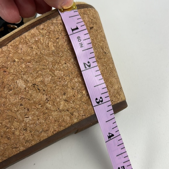 EUC CLARKS Aisley Tulip Wedge Sandal in Black 9.5 - Picture 6 of 10